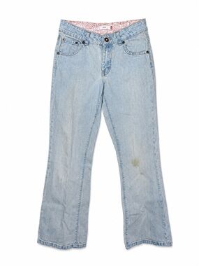 Levi’s Stretch Flare girls Jeans Size 14 Light Wash Low Rise Y2K